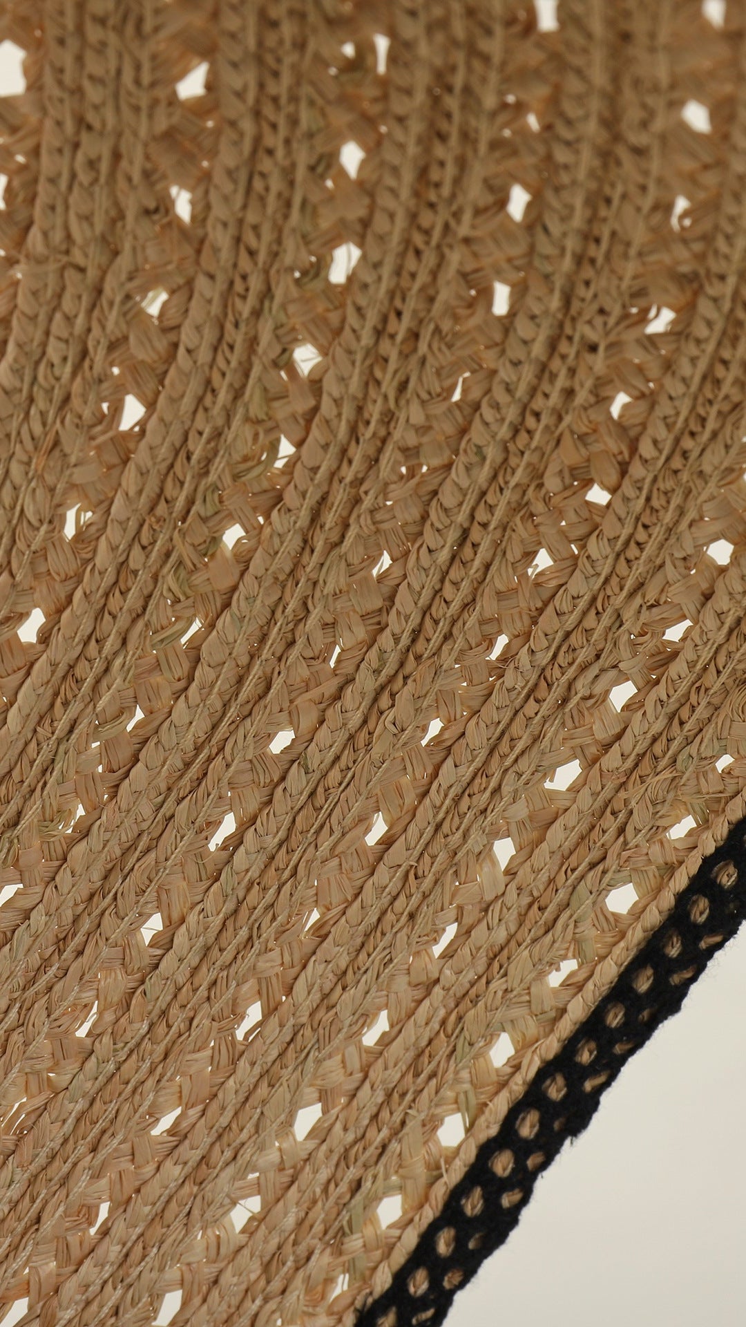 The Provence Raffia Sun Visor | Hand-woven Foldable Beach Hat with Silk Bow