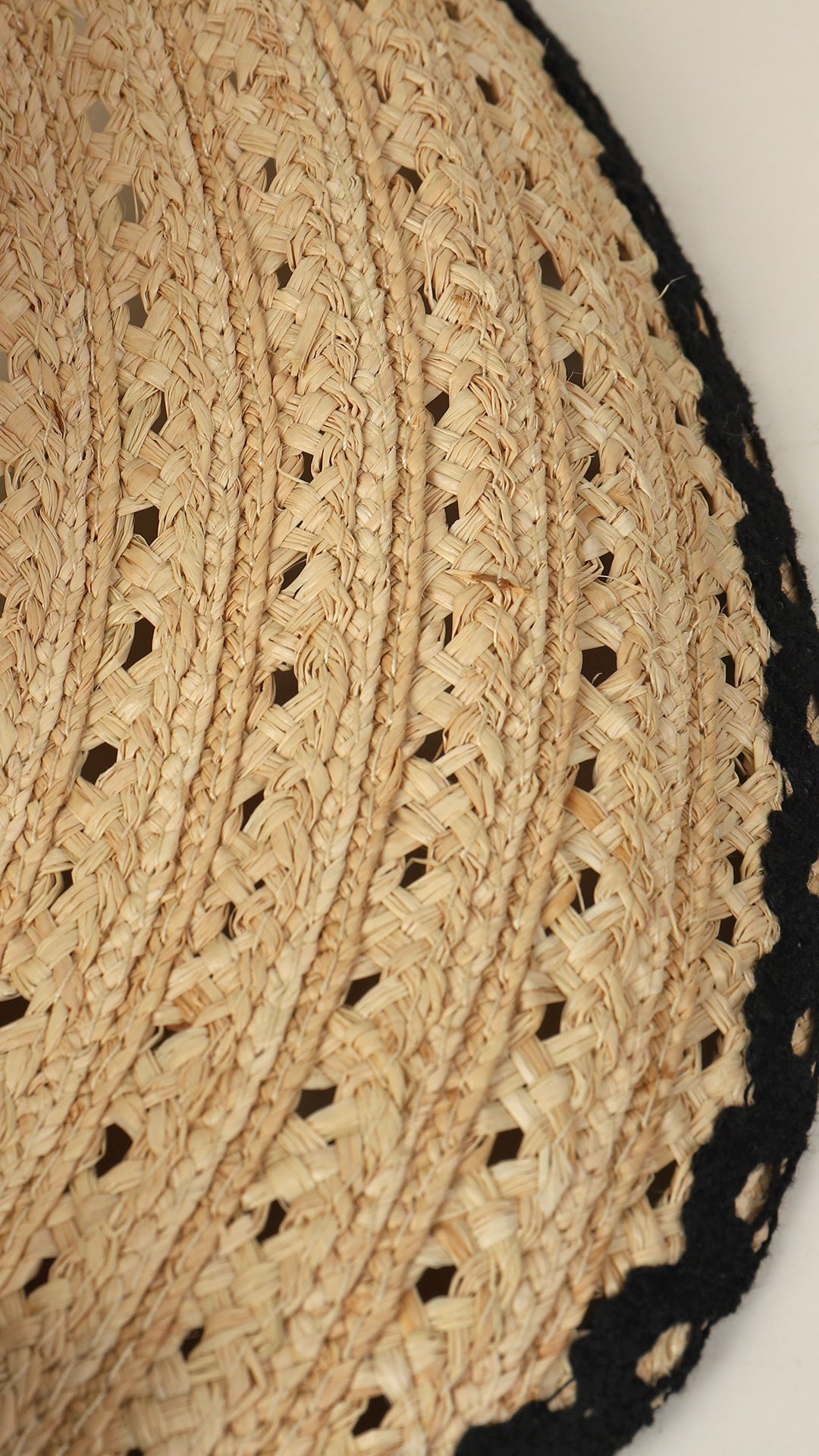 The Provence Raffia Sun Visor | Hand-woven Foldable Beach Hat with Silk Bow