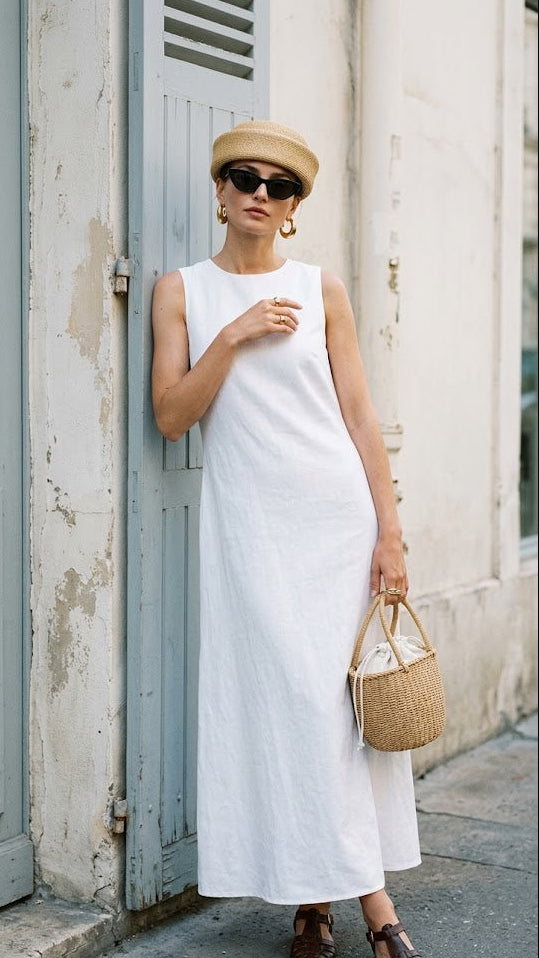 Retro Straw Pillbox Hat - Natural Raffia