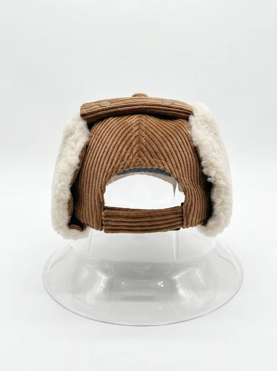 The Corduroy Aviator Cap